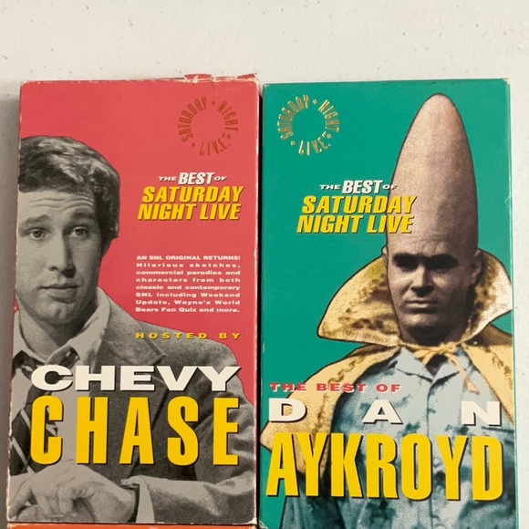 (4) VHS lot of Saturday Night Live Best of! Chevy Chase , Dan Aykroyd, Classics - Picture 2 of 5